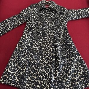 Leopard Trench Coat